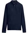 04441 Pacific LSL SOL'S Unisex Pacific Long Sleeve Piqué Polo Shirt French Navy colour image